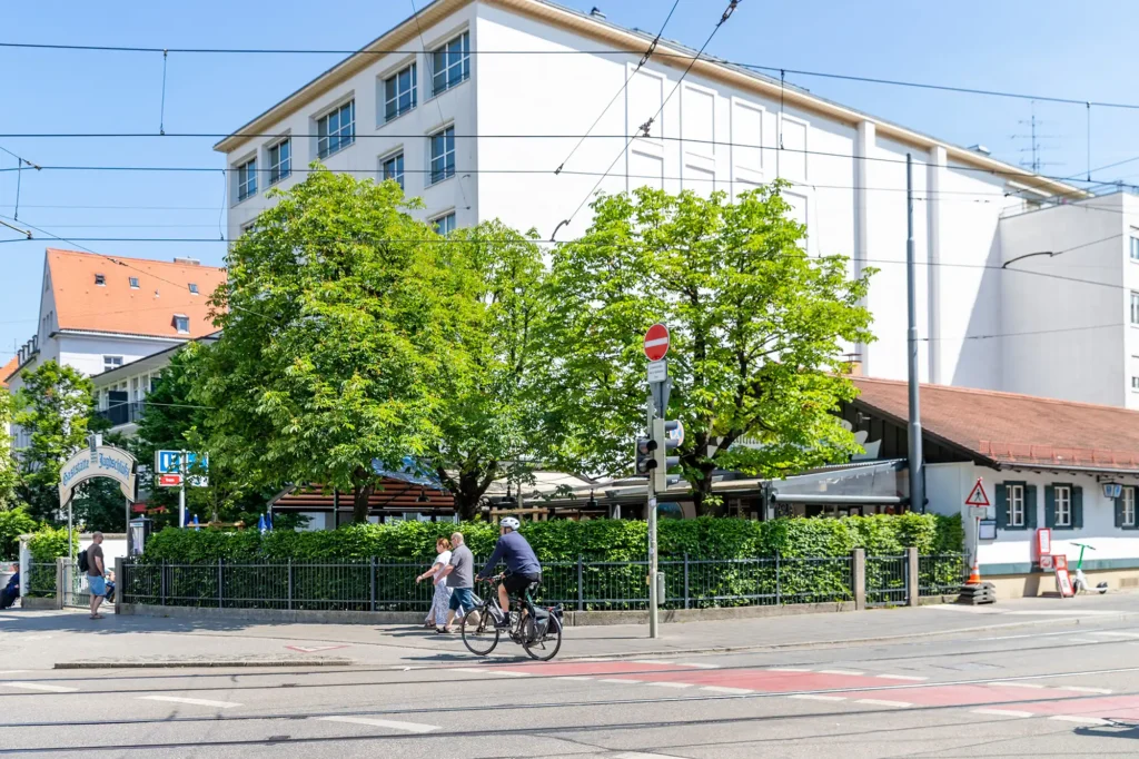 Außenansicht des Jagdschlössl München