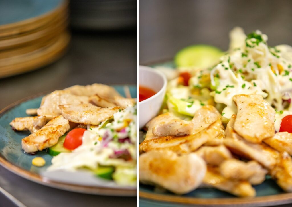 Hähnchensalat im Jagdschlössl München