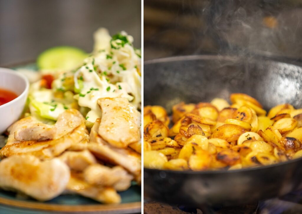 Hähnchensalat im Jagdschlössl München