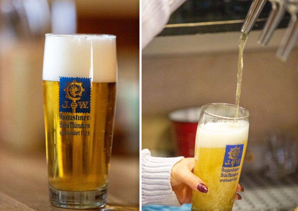 Augustiner Bier im Jagdschlössl München