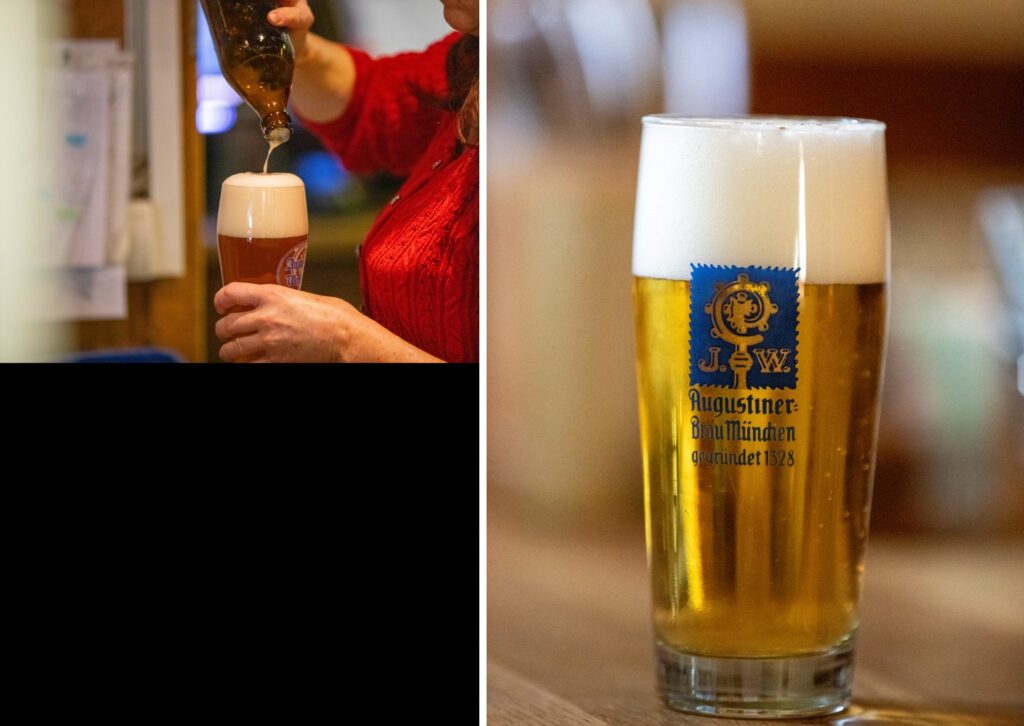Augustiner Bier im Jagdschlössl München